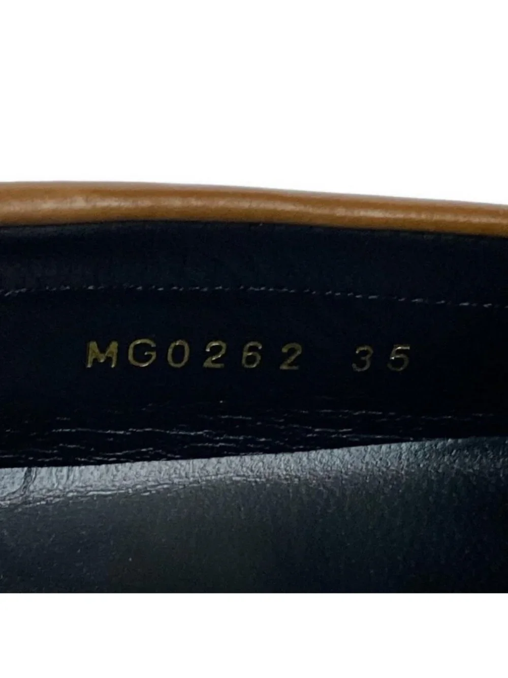 Celine Loafers 35 Margaret Brown White Tassel Triomphe Fleece Leather - Picture 6 of 9